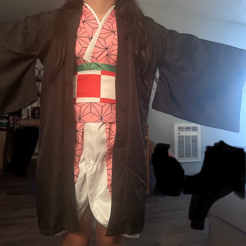 Nezuko Kimono Halloween Costume.